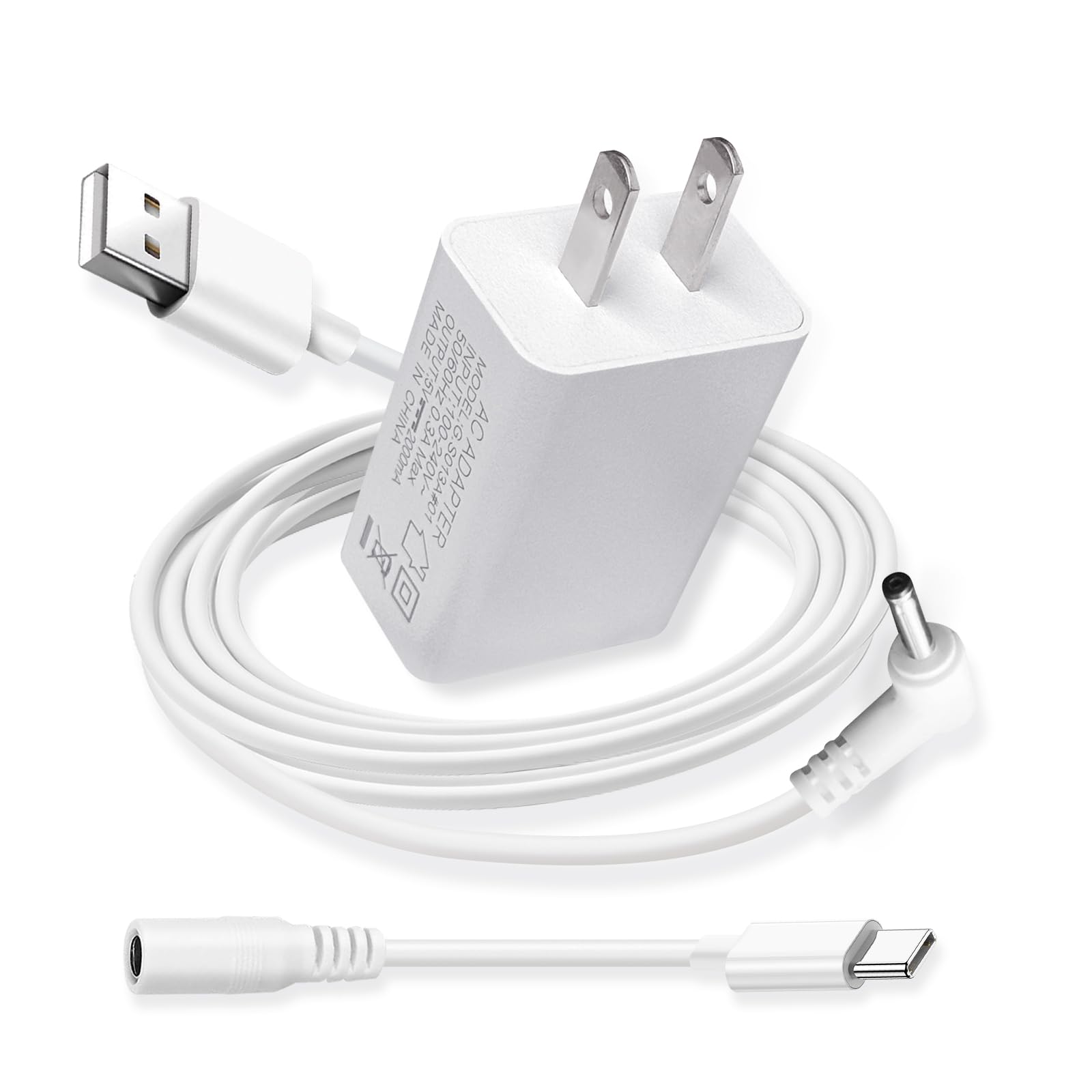 Photo 1 of 13.1 ft Power Adapter Charger for Ring Stick Up Cam Plug in, Ring Pan Tilt Stick Up Cam, Spotlight Cam/Cam Pro Plug-in Camera Charging Cable Cord Replacement