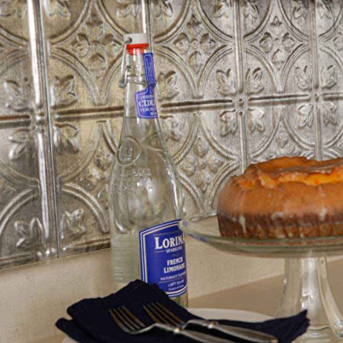 Fasade Easy Installation Traditional 1 Crosshatch Silver Backsplash Panel for Kitchen and Bathrooms (18 sq ft Kit) - Thumbnail 3