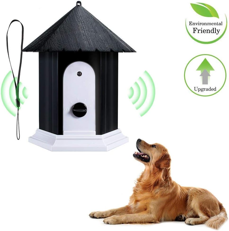 dog barking birdhouse