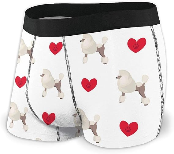 Amazon プードル犬 メンズ 下着 パンツ ボクサーパンツ おしゃれ 個性 ブリーフ 吸湿 速乾 通気 ボクサー 通販