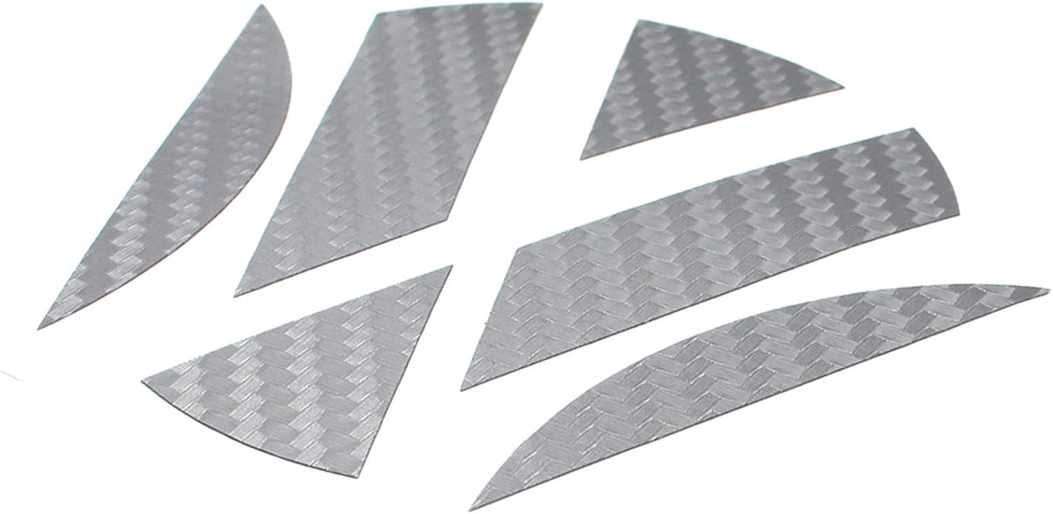 Self-adhesive inlays for the vehicle emblem car sticker deco film for front and rear K006, K006 Carbon Anthracite, klein - Image 4