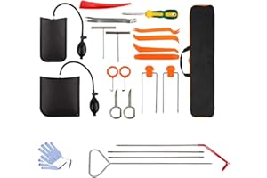 Eaixshir Stainless Steel Assorted 5th Wheel Pin Puller, 68 inches Pull Hook J-Hook, Long Reach Tool 23 Piece Car Repair Tool Kit