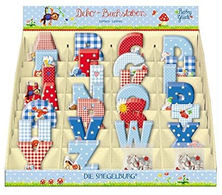 Die Spiegelburg Buchstaben Sparset Babyglück im Set I inkl. Geschenkverpackung (5 Stück)