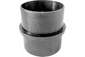 HAIWEN 42/60/75mm Duct Joiner Connector Parking Heater Accessory Car Heater Exhaust Pipe Oval Piece Exhaust Ducting Joiner Connector For Eberspacher Webasto, ABS Plastic, 1PK (Outer Diameter: 74.5mm)