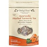 Ayurvedic Anti-Inflammatory tea - Organic loose leaf Turmeric Tea with Ginger, Lemongrass and Licorice (loose tea, 4 oz.)