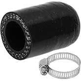 ACROPIX 5/8" 16mm ID 3-ply Polyester Silicone Rubber Hose End Cap | for Coolant Turbo Bypass Valve Vacuum, 30mm, Black