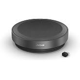 Jabra Speak2 75 SE (Second Edition) Wireless Bluetooth Speakerphone, Grey | 4 Noise-Cancelling Microphones, 65mm Full-Range Speaker, Linking Feature, USB-C Dongle, Works with Zoom and Google Meet