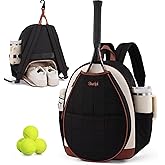 Sucipi Tennis Bags for Women, Quilted Tennis Racket Bag Backpack for Tennis Racquet, Pickleball Paddles, Badminton