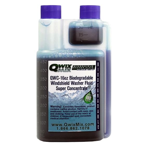Qwix Mix Biodegradable Windshield Washer Fluid Concentrate