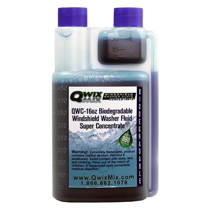 Qwix Mix Biodegradable Windshield Washer Fluid Concentrate