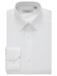 FAHIZO Men's Dress Shirt Long Sleeve Stretch