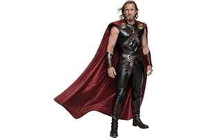 Joukavor Medieval Cloak Thor Costume Cape Adult Women Men for Halloween Cosplay Comic Con