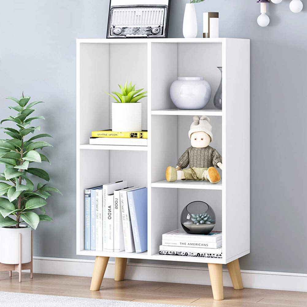 IOTXY Wooden Open Shelf Bookcase 3Tier Floor Standing Display