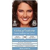 Tints of Nature 5N Natural Light Brown Permanent Hair Dye, Vegan 4.4 fl oz | Achieves gorgeous light brown tones while nourishing and strengthening, Ammonia-free provides long-lasting grey coverage