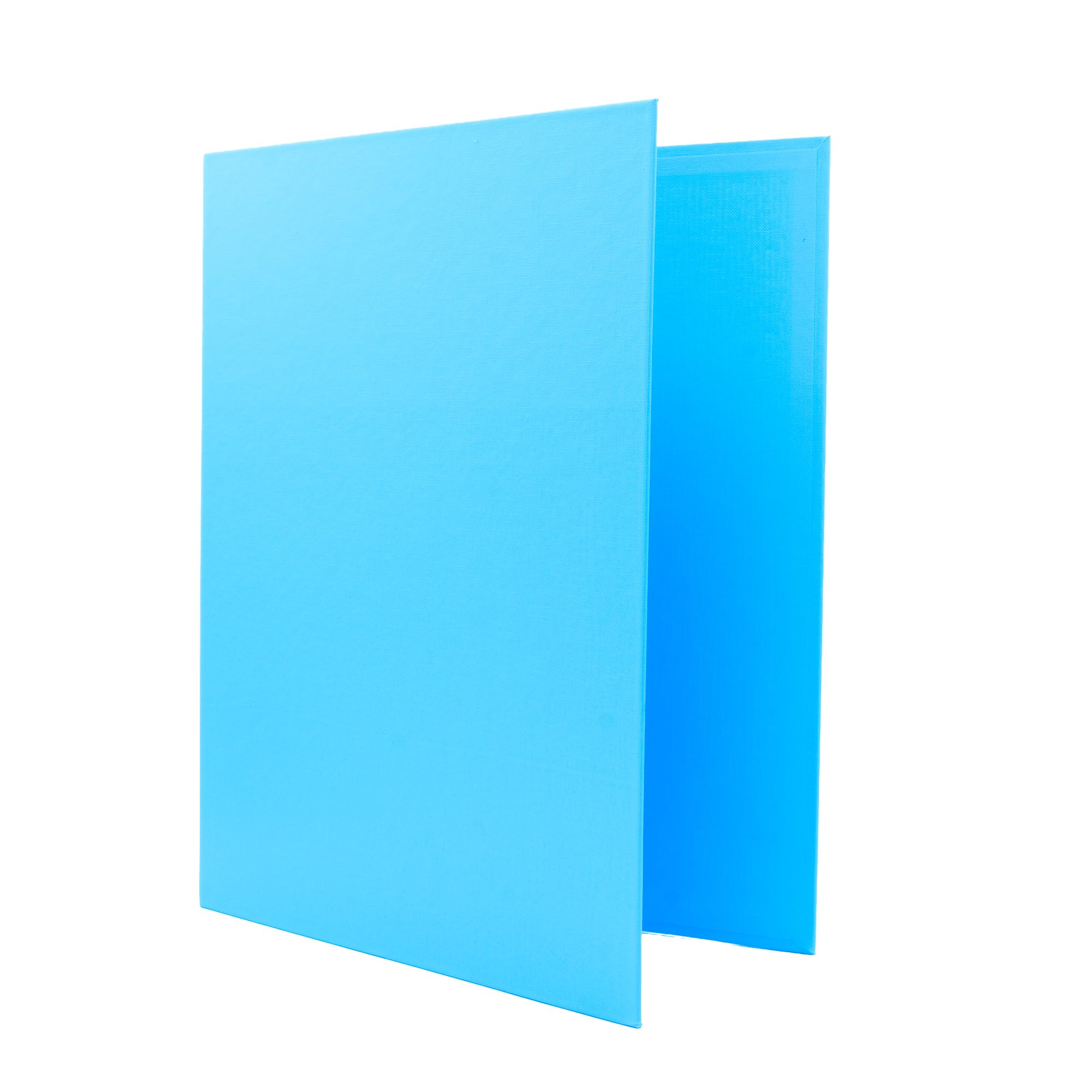 Raylu Paper® - 40mm 4 D-Ring Binder - A4 Ring Binder with Ring Binder for Documents - A4 Size 33.5cm High x 26cm Wide and 6cm Spine (Light Blue)