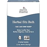 Earth Mama Herbal Sitz Bath | Pregnancy & Postpartum Essentials, Soothing Sitz Bath for Hemorrhoids with Witch Hazel, & Calen