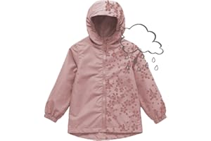 Wooksmi Kids Rain Jacket Boys Girls Lightweight Waterproof Hooded Coat