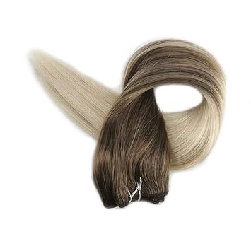 Amazon Com Full Shine 22 Inch Real Human Hair Weft Extentions
