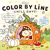 Color by Line – Chill Days: A Relaxing Coloring