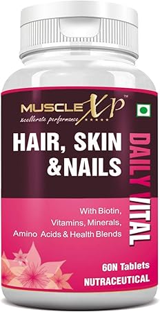 MuscleXP Multivitamin Hair, Skin and Nails with Biotin & Amino Acids - 60 Tablets