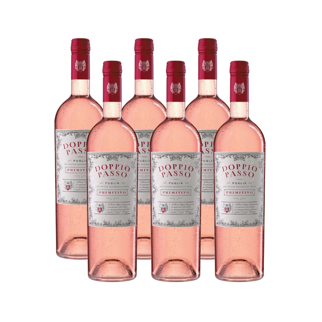 Doppio Passo Primitivo Rosato, Roséwein Italien (6 x 0,75l)