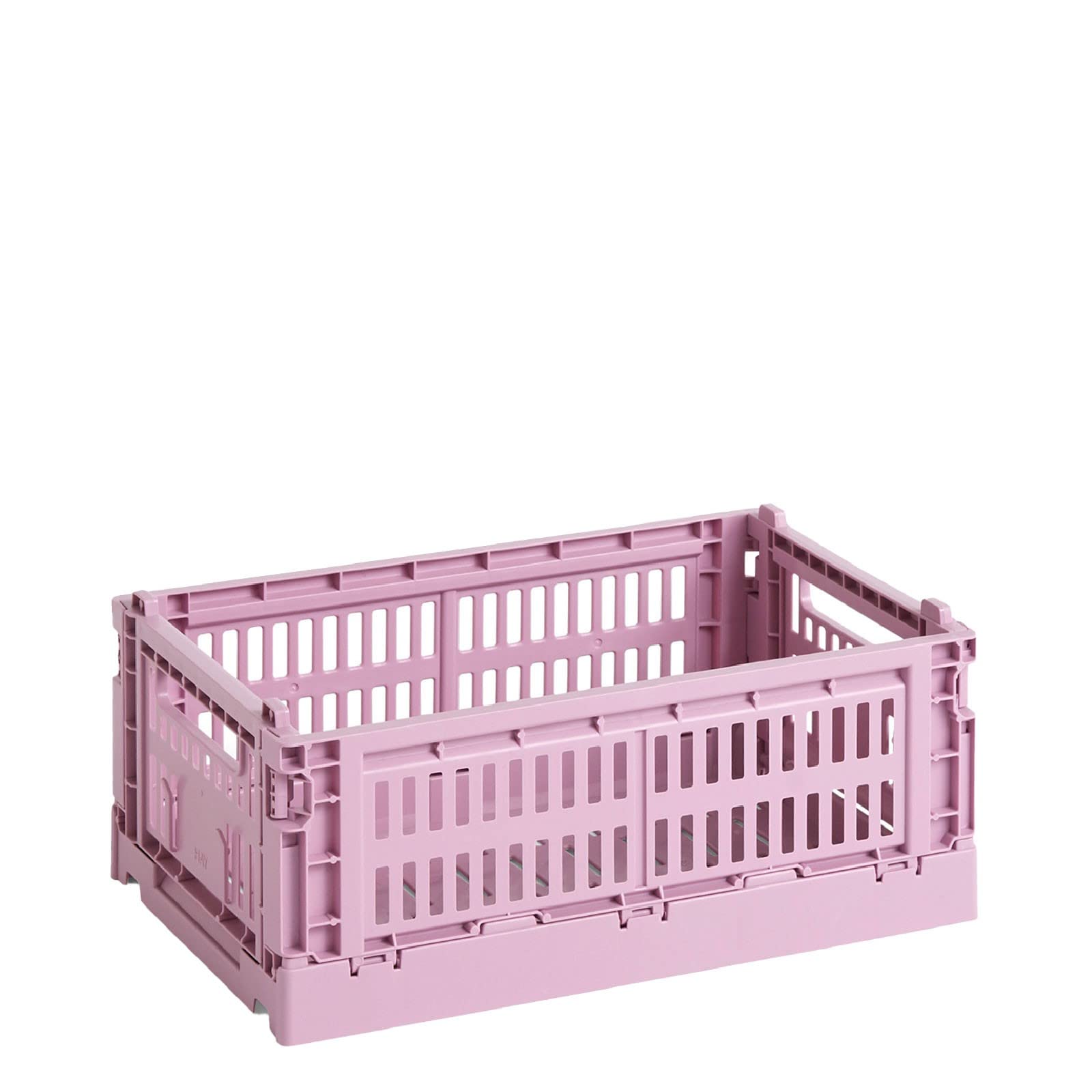 HAY Colour Crate S Transport Box Recycled Polypropylene Dusty Rose