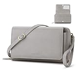 RONSIN Women Crossbody Wallet Purse, RFID Card