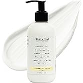 Clean + Kind Daily Moisturizing Lotion – Tallow Body Lotion with Aloe Vera, Shea Butter, Jojoba Oil, MCT Oil & Vitamin E – Deep Hydration for Dry, Rough, Sensitive Skin (8 oz, Lemongrass)