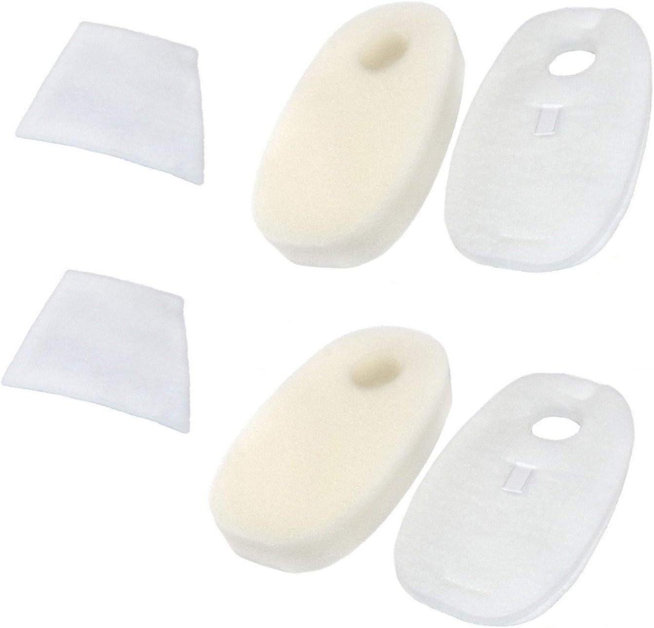 HQRP2-pack Filter Kit for Shark Rocket True Pet HV322, DeluxePro HV320 HV320UK series Upright Vacuum Cleaner, 1080FTV320 / 1084FTV320 Replacement