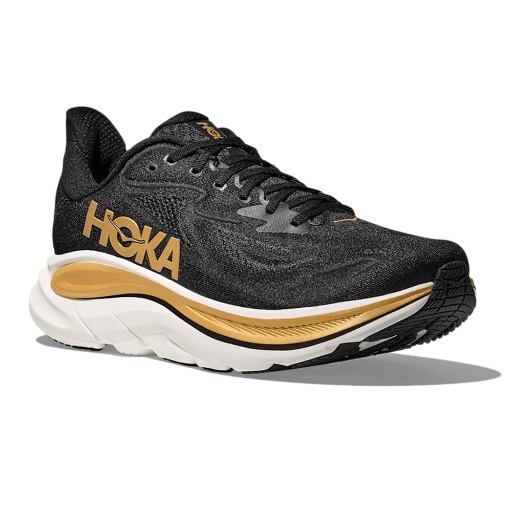 Hoka Men's Clifton 10 Black/Gold 13 Medium Image