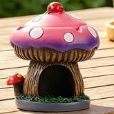 YIANI Ashtray with Lid Cute Mushroom Ash tray with Storage - Cool Ashtrays for Weed Smokers and Bong Users with Smoking Accessories Collection