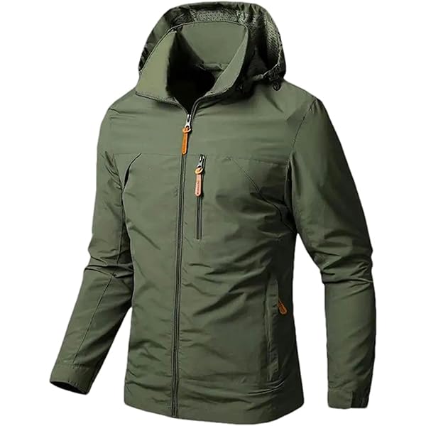 メンズウェア T042420006 COMBINATION HOODED JACKET M Men's Lightweight Jacket Hooded Outdoor Hiking Windbreaker