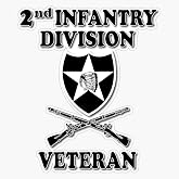 HOF Trading 2Nd Infantry Division Veteran Vinyl Sticker Waterproof Decal Laptop Wall Window Bumper Sticker 5"