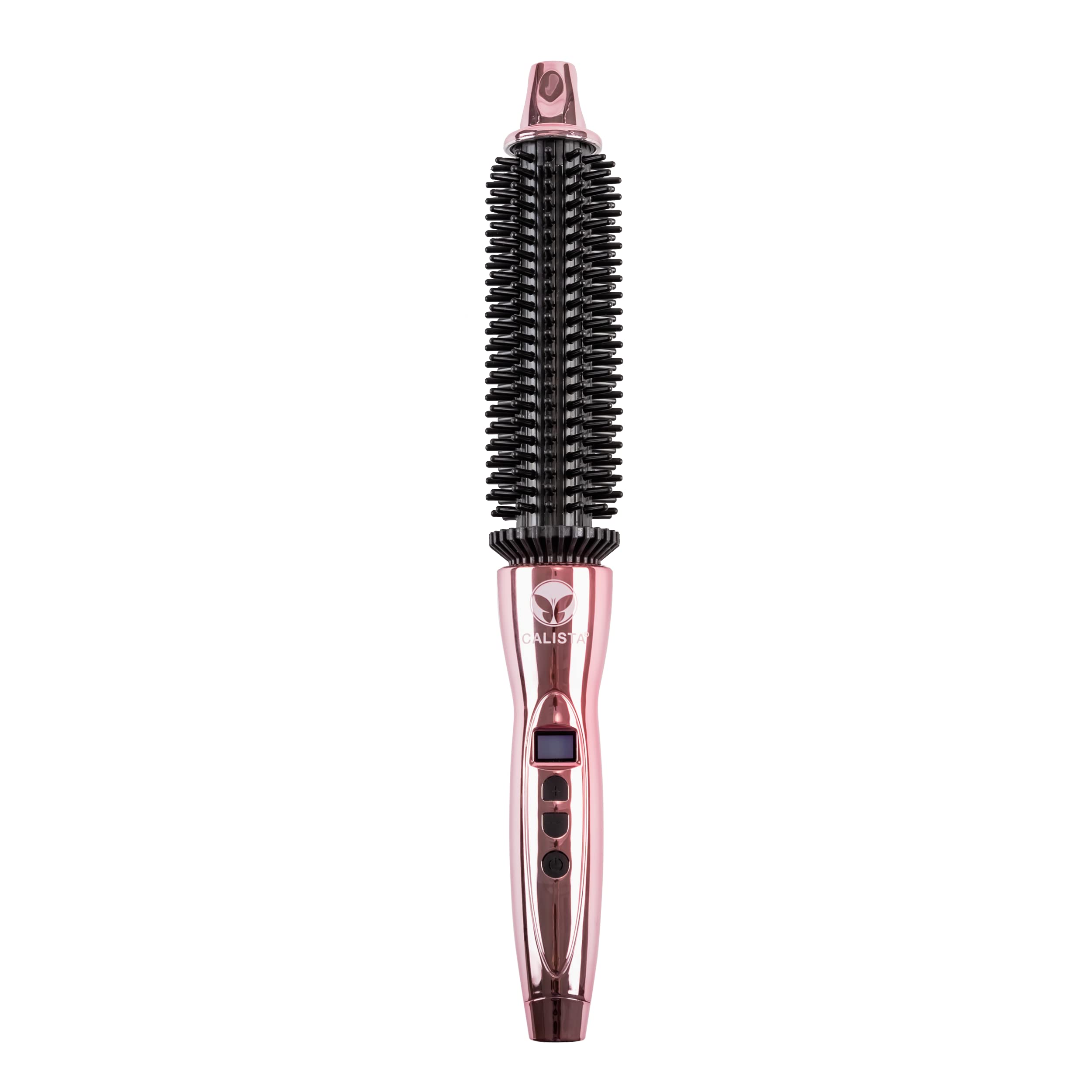 Photo 1 of CALISTA Perfecter Pro Heated Round Brush | Lift, Volumize, and Style with No Heat Damage for Healthier-Looking Hair | 1.0" for Shoulder Length Styles | Dual Voltage & Adjustable Temp (1.0, Rose Gold)