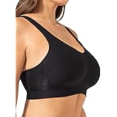 Truekind Bras for Women - Comfortable Wireless Support Bra, Seamless Full Coverage No Underwire Bra for Everyday Comfort