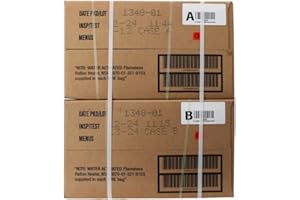 LEEVAX Wornick MRE Meals Ready to Eat, Inspection 2024, 2025 or Better, Emergency Food Supply, Survival Camping Outdoor 12 Pack (Random Bundle (A or B), 2, Count)
