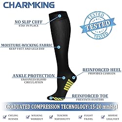 CHARMKING Compression Socks for Women & Men