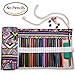 Artify 48 Colored Pencil Roll Up Canvas Wrap Holder Case| Anti-Pilling Design and Thick Canvas| Environmental-Friendly Material (Pencils are not Included)