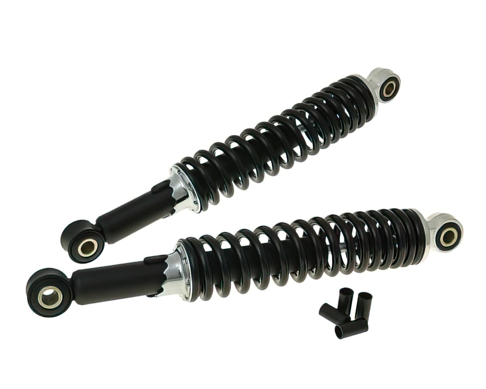 MS 90476 Shock Absorber Set Black Universal 300 mm for Moped, Mokick, Moped