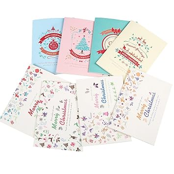 Amazon メッセージカード かわいい クリスマスカード 封筒付き