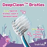 Brush-Baby Rechargeable Electric Toothbrush Kids 0-10 Hippo Design 2 Heads view 5