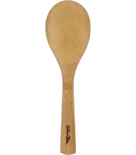 Rice Paddle Scoop Spatula Rice Scooper With Wooden Handle Cooking Utensil Kitchen Tool Metal Serving Spoon For Electric Rice Cooker - View #4