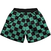 Rulercosplay Anime Swim Trunks 5'' Inseam Funny Board Shorts for Men, Boys