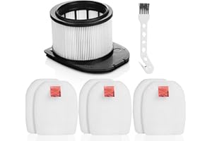 UZ565H Filters Repalacement for Shark Pro Cordless Stratos Vacuum IZ862H IZ562H IZ540H IZ840H IZ800 UZ865H, Compare to Part X
