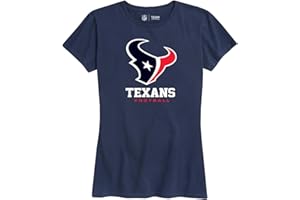 Team Fan Apparel Women's NFL Ultimate Fan Logo Short Sleeve T-Shirt - 100% Cotton - Officially Licensed - Tagless Tee