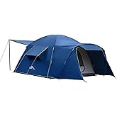 Three Bears Family Camping Tent - 6-Person Spacious Design, 3000mm Waterproof, Suitable for Road Trips/Backyards/Extended Cam