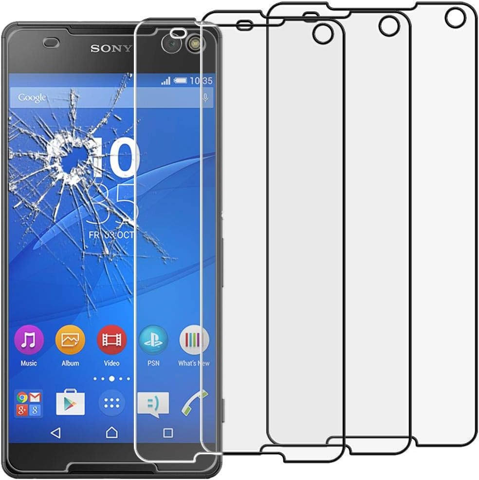 ebestStar - compatible with Sony Xperia C5 Ultra Screen Protector C5 Ultra Dual E5533 Tempered Glass, x3 Pack Shatterproof, 9H 3D Bubble Free [C5 Ultra/Dual E5533: 164.2x79.6x8.2mm, 6.0'']
