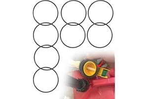 FILLOMAN (8-Pack) 6235 O-Ring Gasket Set – Compatible with No-Spill Gas Can Spout Replacement Seal (Part 6132) – Fuel-Resistant Gaskets for Gas Nozzles and Leak Repair