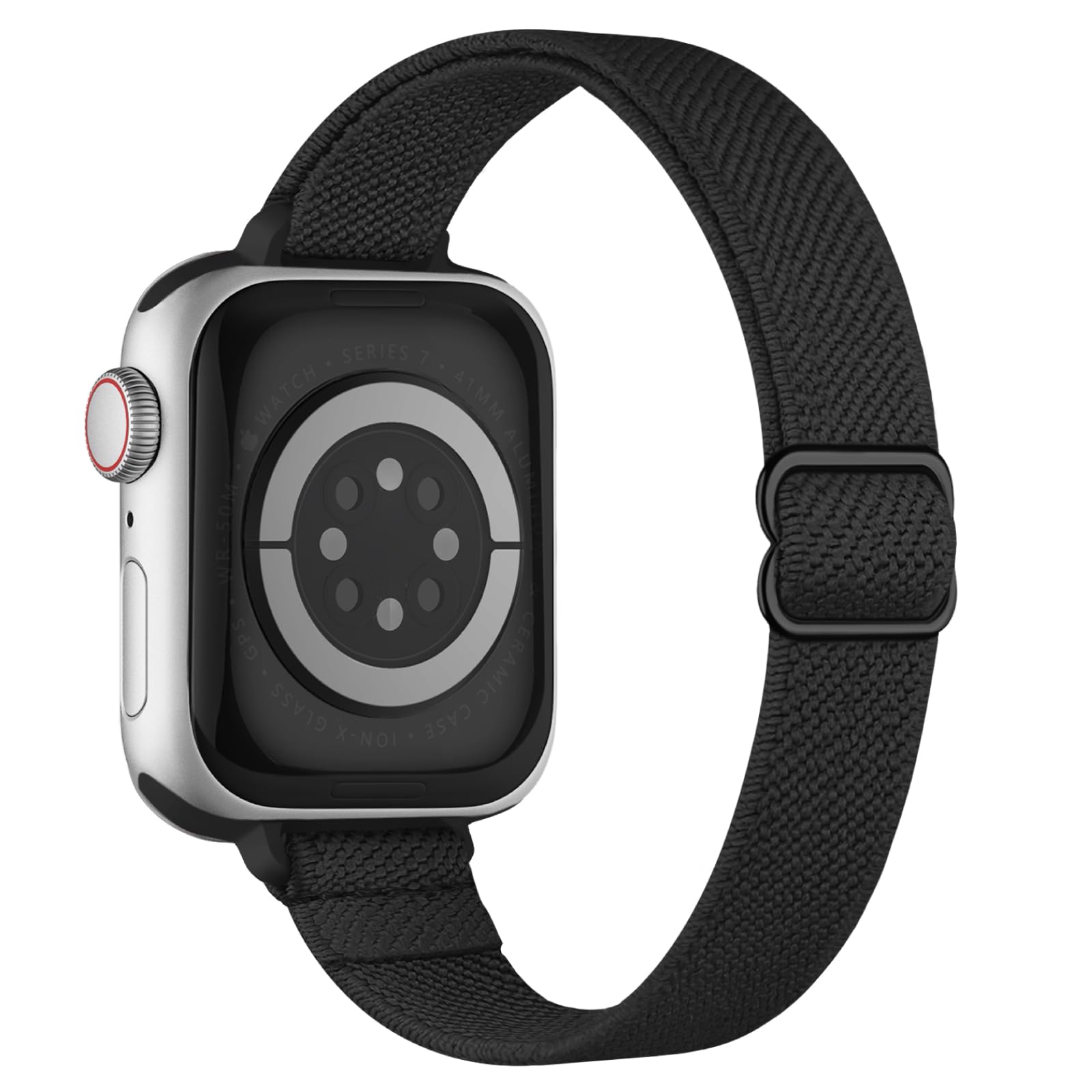 Slim Stretchy Band Compatible with Apple Watch Bands 41mm 40mm 38mm 42mm 44mm 45mm 46mm 49mm Women Men, Thin Elastic Nylon Solo Loop Sport Strap for iWatch Series 11 10 9 8 7 6 5 4 3/SE/Ultra 3 2 1