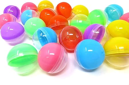 Amazon アウトレット ガチャガチャ カプセル 空カプセル カプセル玩具 ４５mm ３０個 カプセル玩具 おもちゃ
